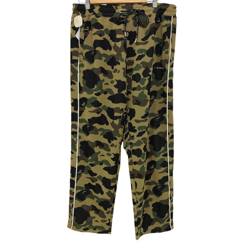 アベイシングエイプ A BATHING APE 26ss 1ST CAMO BAPE LOGO TRACK SWEATPANTS メンズ JPN:XL