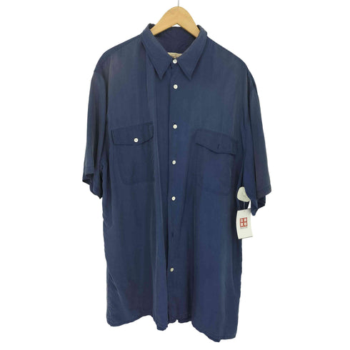 ヒューゴボス HUGO BOSS 80-90s twenty 半袖 無地シャツ メンズ import:L