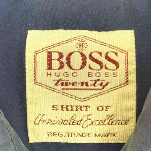 ヒューゴボス HUGO BOSS 80-90s twenty 半袖 無地シャツ メンズ import:L