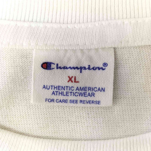 チャンピオン Champion カプセル 三段 ロゴ プリント S/S クルーネック Tシャツ メンズ import:XL