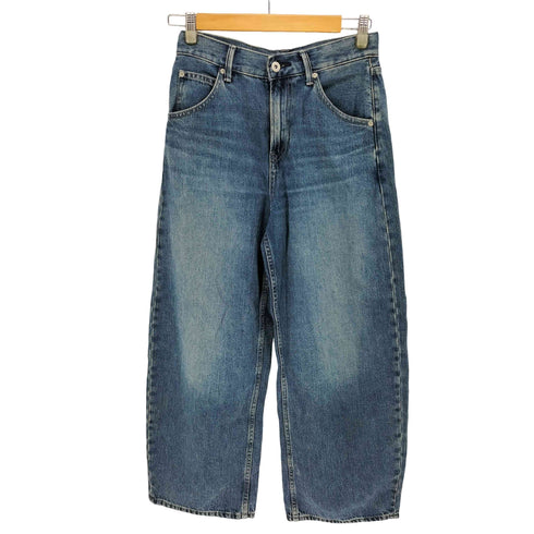ユニクロ UNIQLO バギーバレルレッグジーンズ 丈短め レディース JPN:4