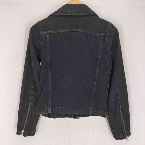 ギャップ Gap マルチジップ デニムライダース ジャケット Y2K レディース xxs