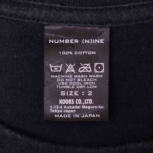 N NUMBER 12SS 刺繍 Tシャツ リップ&タン メンズ JPN:2