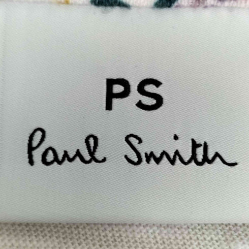 ピーエスポールスミス PS Paul Smith 総柄 山 景色 S/S クルーネック Tシャツ レディース import:M