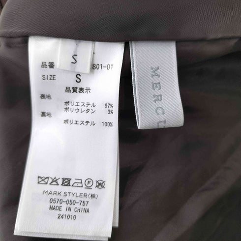 マーキュリーデュオ MERCURYDUO 2WAY フィットアンドフレア ジャケットワンピース レディース JPN:S