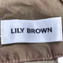リリーブラウン Lily Brown 変形格子柄ロングスカート レディース 0