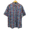 ミッソーニウオモ MISSONI UOMO イタリア製 ランダム チェック S/S ボタンダウン シャツ メンズ 40 15 3/4