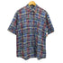 ミッソーニウオモ MISSONI UOMO イタリア製 ランダム チェック S/S ボタンダウン シャツ メンズ 40 15 3/4