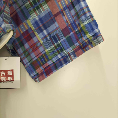 ミッソーニウオモ MISSONI UOMO イタリア製 ランダム チェック S/S ボタンダウン シャツ メンズ 40 15 3/4