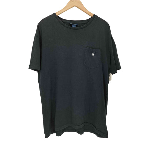 ポロバイラルフローレン Polo by RALPH LAUREN ポニー刺繍 クルーネック 半袖 ポケット Tシャツ メンズ import:L