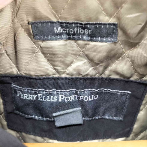 ペリーエリスポートフォリオ PERRY ELLIS PORTFOLIO Micro fiber 裏地キルティング ジップアップ ブルゾン メンズ import:M