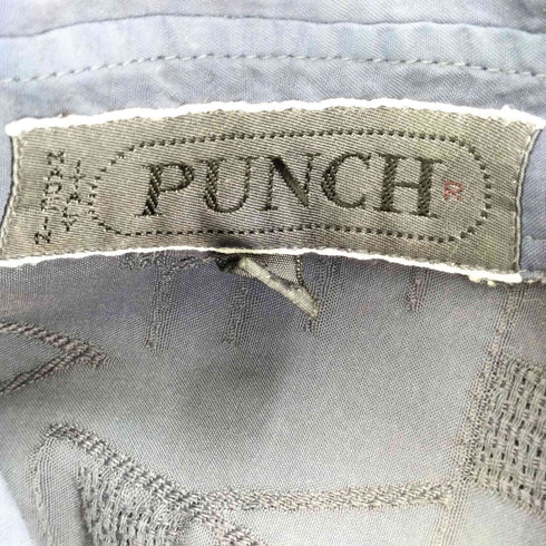 PUNCH イタリア製 総柄 刺繍 半袖シャツ メンズ 39