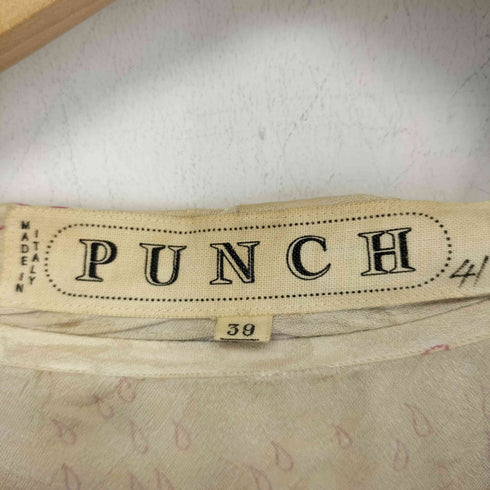 PUNCH イタリア製 総柄 半袖シャツ メンズ 39
