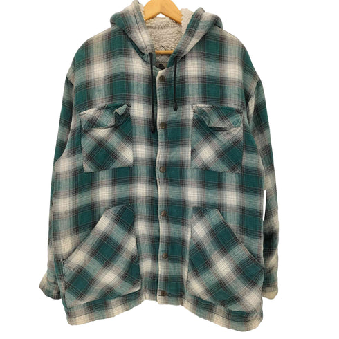 I.C.MIST フーデッドボアシャツジャケット メンズ import:L