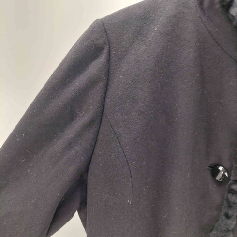 LILA CASHMERE&ANGOLA カシミヤ混 アンゴラ混 レッキスファー ジャケット レディース 13AR