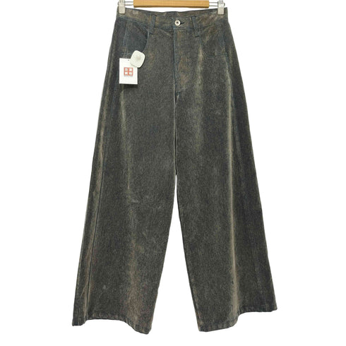 レイビームス Ray BEAMS 25SS フロッキーデニムワイドパンツ レディース JPN:0