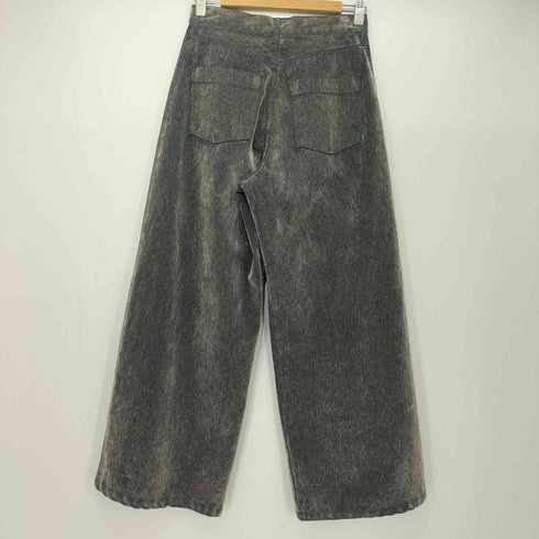 レイビームス Ray BEAMS 25SS フロッキーデニムワイドパンツ レディース JPN:0