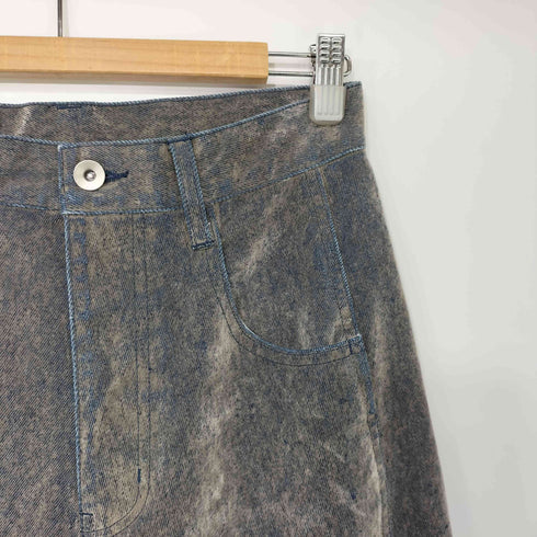 レイビームス Ray BEAMS 25SS フロッキーデニムワイドパンツ レディース JPN:0