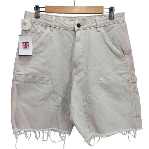 ザラ ZARA カットオフ ダブルニー ペインター ハーフ パンツ メンズ 40