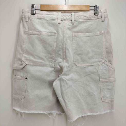 ザラ ZARA カットオフ ダブルニー ペインター ハーフ パンツ メンズ 40