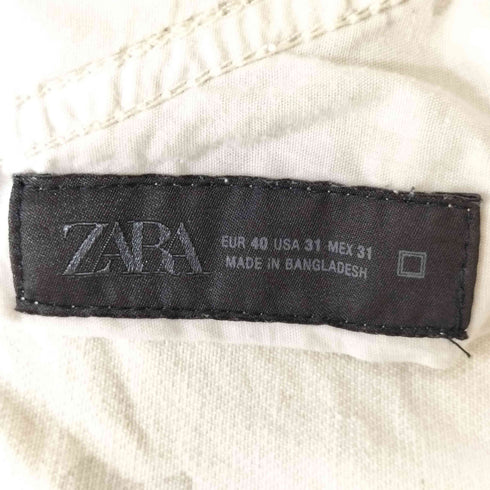 ザラ ZARA カットオフ ダブルニー ペインター ハーフ パンツ メンズ 40