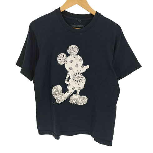 superior テーマパークキャラクタープリント ペイズリー柄 S/S Tシャツ メンズ import:M