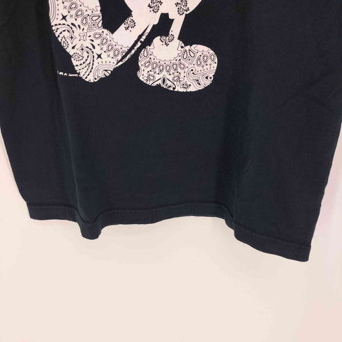 superior テーマパークキャラクタープリント ペイズリー柄 S/S Tシャツ メンズ import:M