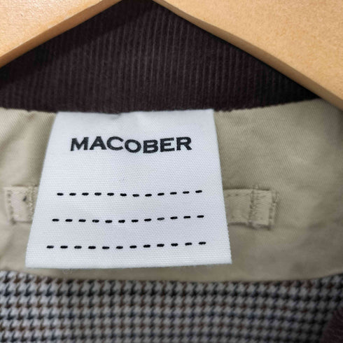 マコバ macober 別注 スタンドカラー ロングコート メンズ JPN:S