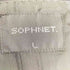 ソフネット SOPHNET. ウール ブランド スコーピオン ロゴ 裏地デザイン 2B スーツセットアップ メンズ L