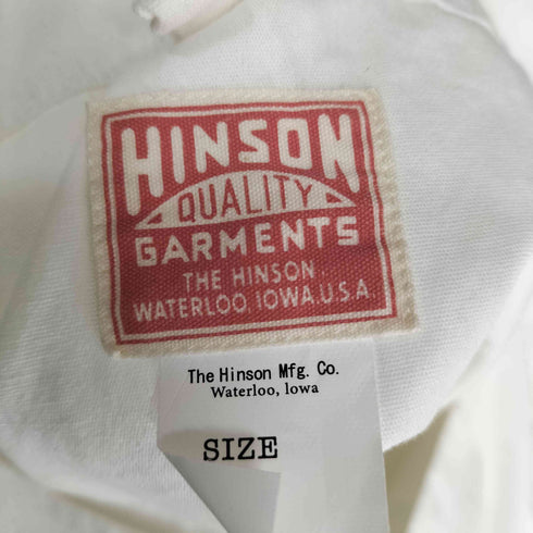 ヒンソン HINSON 22SS 別注 ドットボタンノーカラーシャツ メンズ import:L
