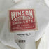 ヒンソン HINSON 22SS 別注 ドットボタンノーカラーシャツ メンズ import:L