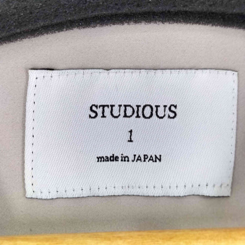 ステュディオス STUDIOUS フィブリルサテンオープンカラーシャツ メンズ JPN:1