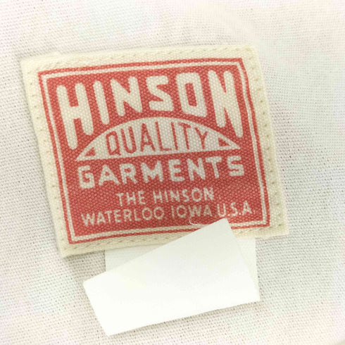 ヒンソン HINSON 22SS 別注 ドットボタンノーカラーシャツ メンズ import:S