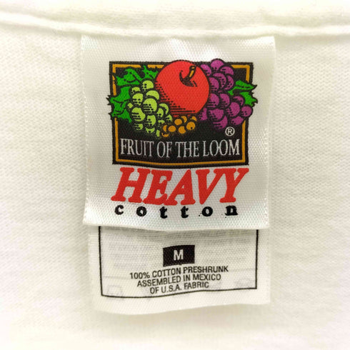 フルーツオブザルーム FRUIT OF THE LOOM 90S メキシコ製 企業ロゴ FISH ON プリント S/S Tシャツ メンズ import:M