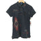 ラルフローレン RALPH LAUREN the skinny polo ポニーレザー ポロシャツ USED加工ポロシャツ レディース JPN:M