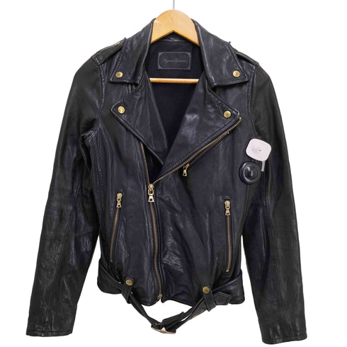 ヒステリックグラマー HYSTERIC GLAMOUR ラムレザーダブルライダースジャケット レディース