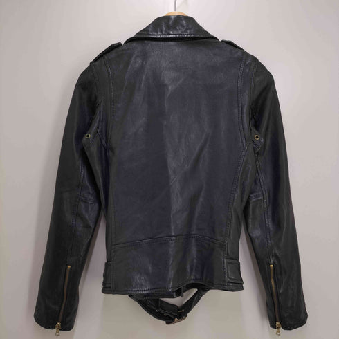 ヒステリックグラマー HYSTERIC GLAMOUR ラムレザーダブルライダースジャケット レディース