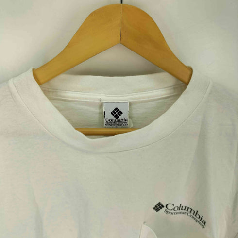 コロンビア Columbia USA製 フィッシュ プリント クルーネックTシャツ メンズ import:L