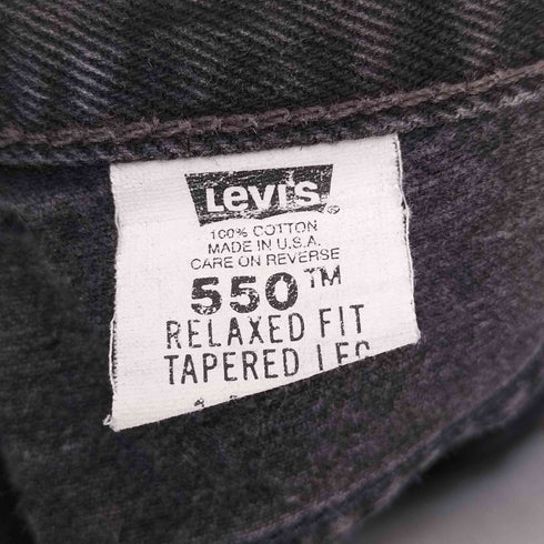 リーバイス Levis 90S USA製 554刻印 RELAXED FIT TAPERED LEG リラックスド フィット テーパード レッグ デニム パンツ メンズ 14 REG .M