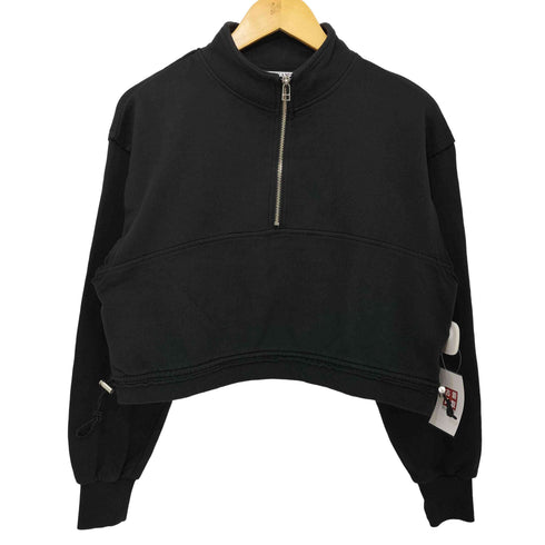 レイビームス Ray BEAMS 24SS スウェット ハーフジップ ハイネック プルオーバー レディース