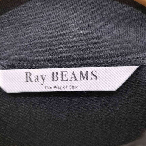 レイビームス Ray BEAMS 24SS スウェット ハーフジップ ハイネック プルオーバー レディース