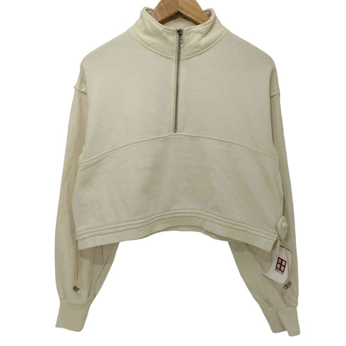 レイビームス Ray BEAMS 24SS スウェット ハーフジップ ハイネック プルオーバー レディース