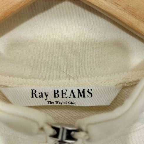 レイビームス Ray BEAMS 24SS スウェット ハーフジップ ハイネック プルオーバー レディース