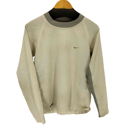 ナイキ NIKE 00S ロゴ刺繍 DRYFIT L/S SHERT メンズ import:M