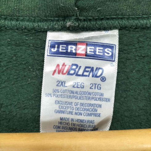 ジャージーズ JERZEES 両面プリントプルオーバーパーカー メンズ 2XL