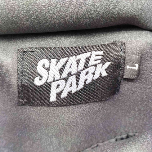 SKATE PARK 中綿 レザークラフト ロゴ刺繍 ジャケット メンズ JPN:L