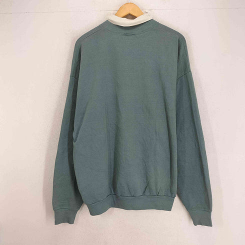 リー Lee 90s USA製 WHITE MTNS レイヤードネックスウェット メンズ JPN:XL