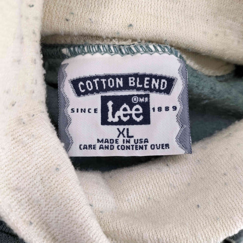 リー Lee 90s USA製 WHITE MTNS レイヤードネックスウェット メンズ JPN:XL