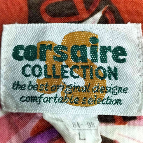 corsaire collection レーヨン100% アロハシャツ メンズ M-L