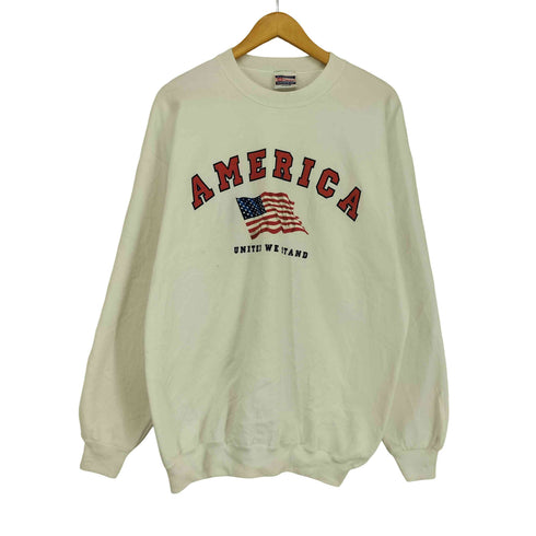 ヘインズ Hanes プリント クルーネックスウェット メンズ JPN:L